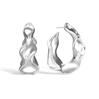 Thumbnail for Cashmere Hoop Earrings in 925 Sterling Silver