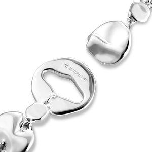 Cashmere Bracelet 14MM in 925 Sterling Silver